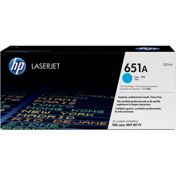 HP CE341A kék toner (651A)