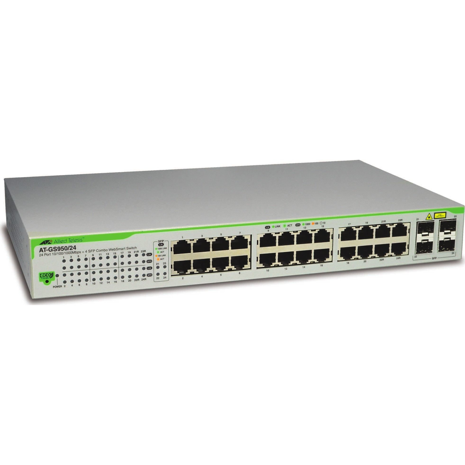 Allied Telesis AT-GS950/16-50 Vezérelt L2 Gigabit Ethernet (10/100/1000) 1U Fehér (ATGS950)