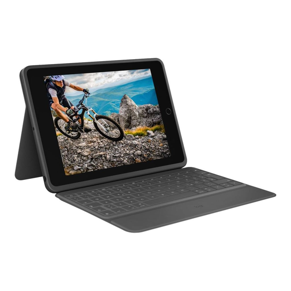 Logitech Rugged Folio QWERTY US International Smart Connector Grafit