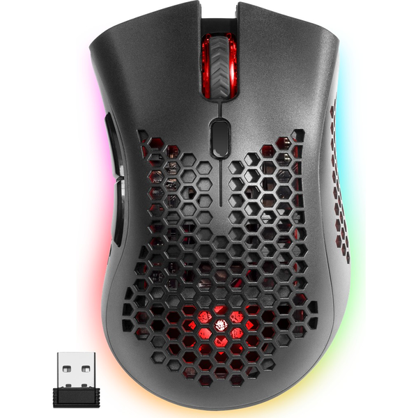 Defender Warlock GM-709L Wireless Gaming Egér - Fekete