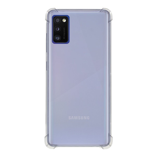 ROAR JELLY ARMOR műanyag telefonvédő (szilikon keret, közepesen ütésálló, légpárnás sarok) ÁTLÁTSZÓ [Samsung Galaxy A41 (SM-A415F)]