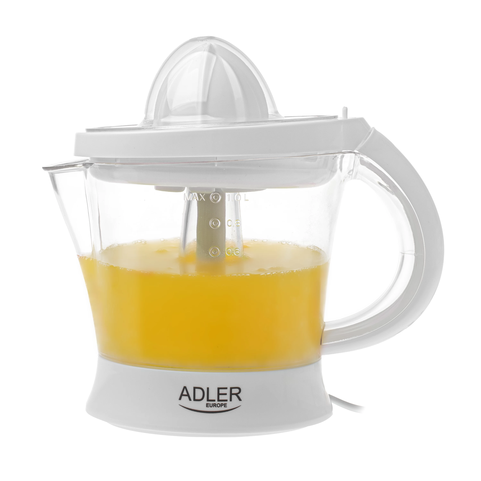 Adler AD 4014 Elektromos Citrusprés 1L / 40W - Fehér (AD 4014)