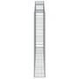 8 db íves horganyzott vas gabion kosár 300x30x180/200 cm