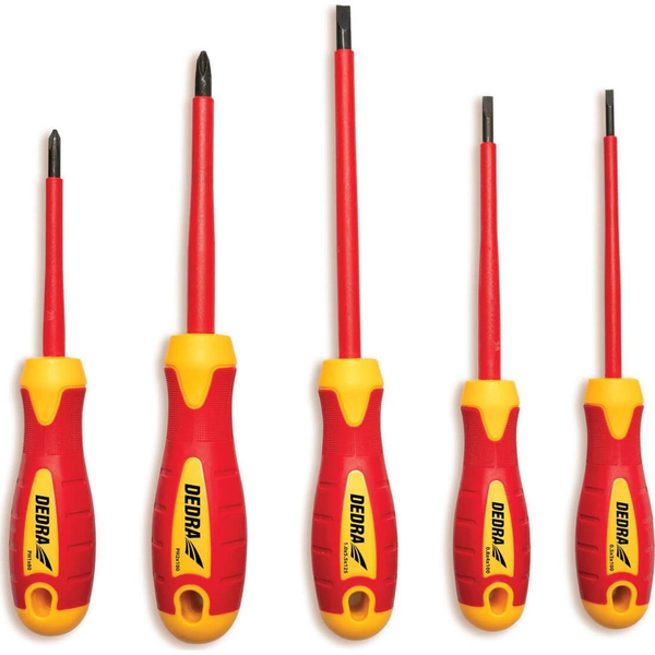 Dedra Csavarhúzó Készlet 5 db-os Szigetelt