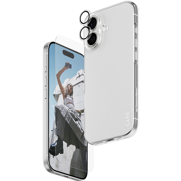 PanzerGlass SAFE. | CARE™ by ® 3-in-1 Combo Bundle iPhone 17 Klar skærmbeskytter Apple 1 stk