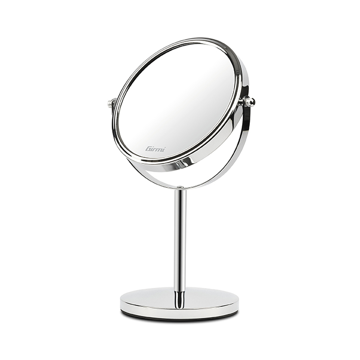 Girmi BE01 LED Asztali Kozmetikai Sminktükör Ø 15,5 cm - Ezüst (BE01)