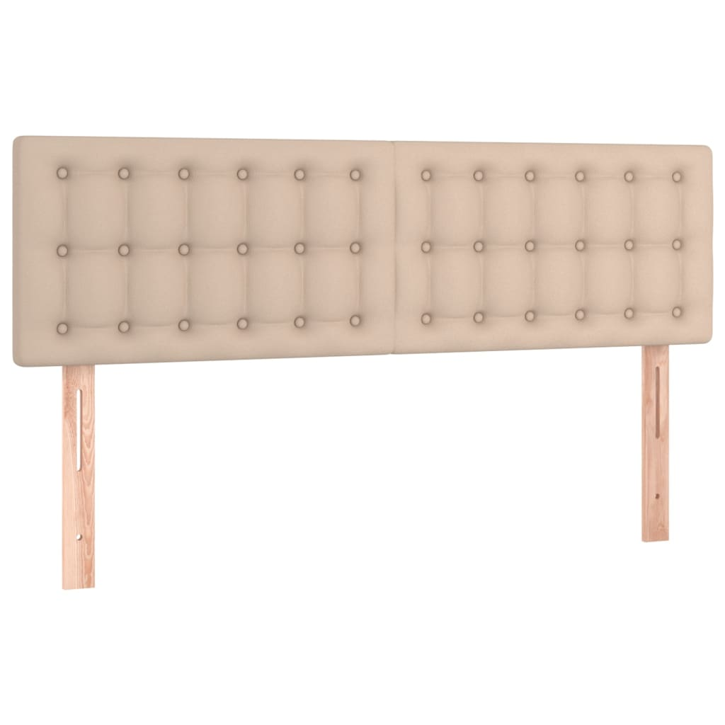 2 db cappuccino színű műbőr fejtámla 72 x 5 x 78/88 cm (346469)