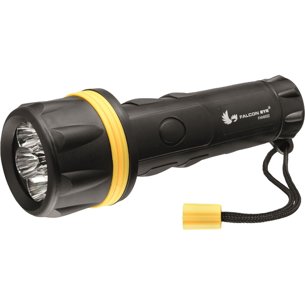 Latarka Falcon Eye Gumowa, bateryjna, ręczna 7 LED (FHH0022)