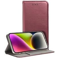 Gigapack Motorola Edge 40 Pro bőr hatású fliptok burgundi színű (GP-150679) (GP-150679)