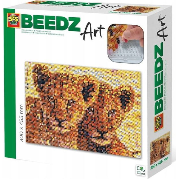 SES Creative Beedz art Lions cubs