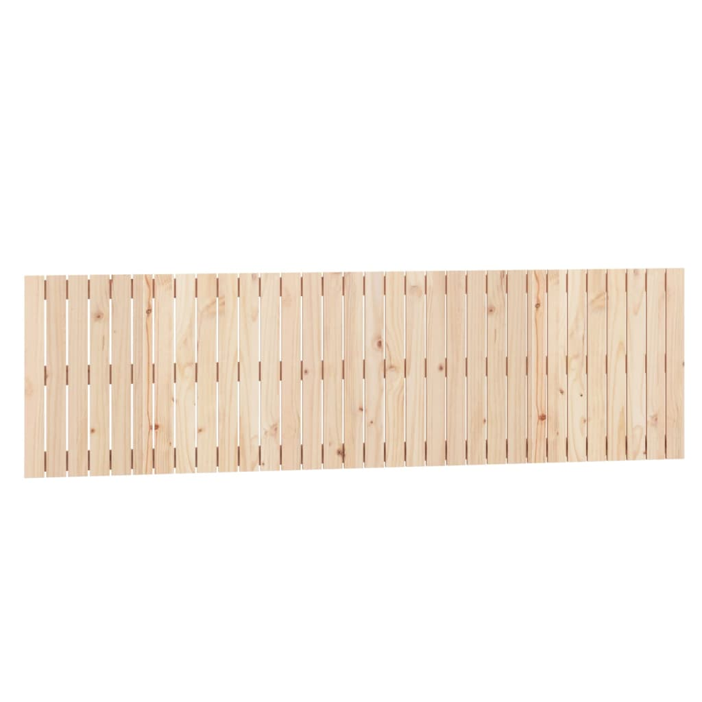 tömör fenyőfa fali fejtámla 204x3x60 cm (824828)
