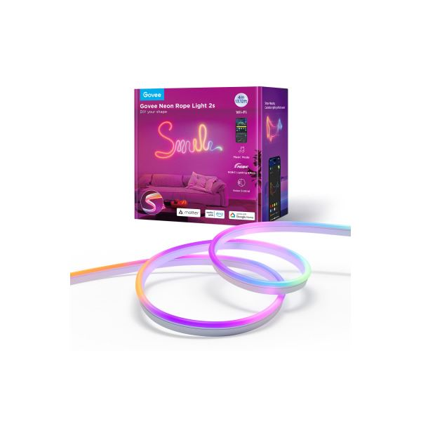Taśma LED Govee Govee - Neon Strip Light 4 Meter White Matter