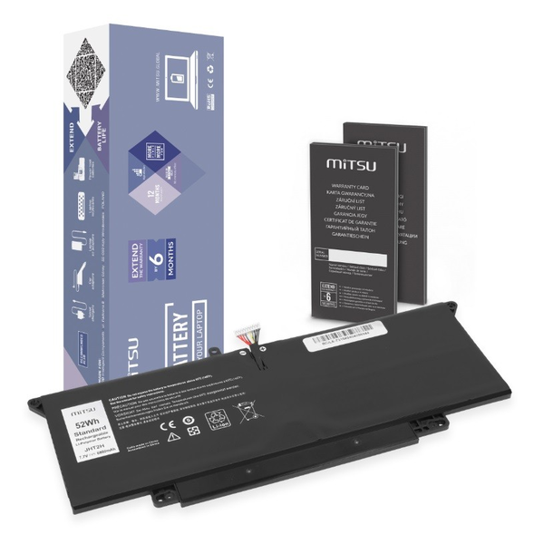 Battery Dell Latitude Laptop akkumulátor 52 Wh