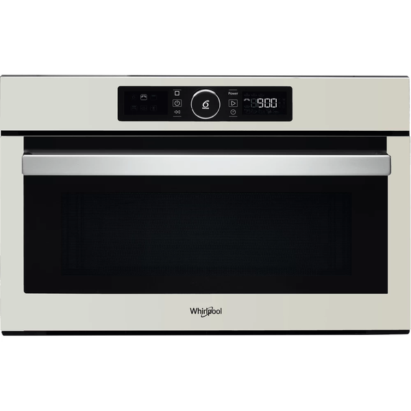 Микровълнова фурна за вграждане Whirlpool AMW 730/SD, 6th Sense, design Absolute, 31 l, 1000 W, 8-степенна мощност, Grill, Timer, Touch control, Сребриста