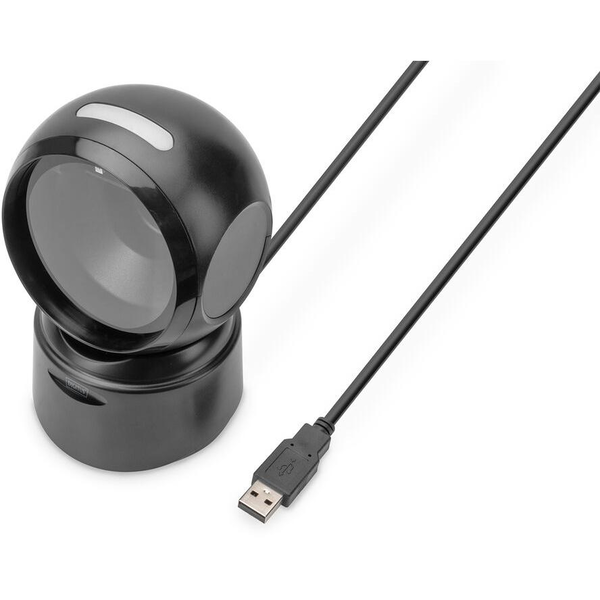 Digitus 2D Desktop USB Barcode Vonalkódolvasó Black