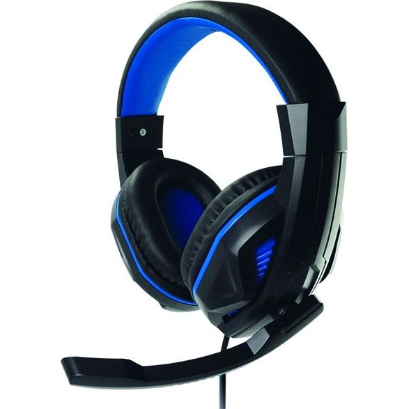 Steelplay HP41 Headset Ledningsført Spil Sort, Blå