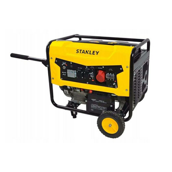 Elektrický generátor přenosný třífázový Stanley 6500 W benzín