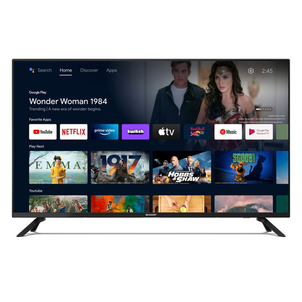 Sharp 40FG2EA televizor 101,6 cm (40") Full HD Smart TV Wi-Fi Černá