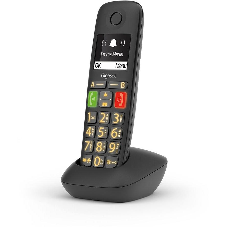 Gigaset E290HX VoIP telefon - Fekete (S30852-H2961-B101)