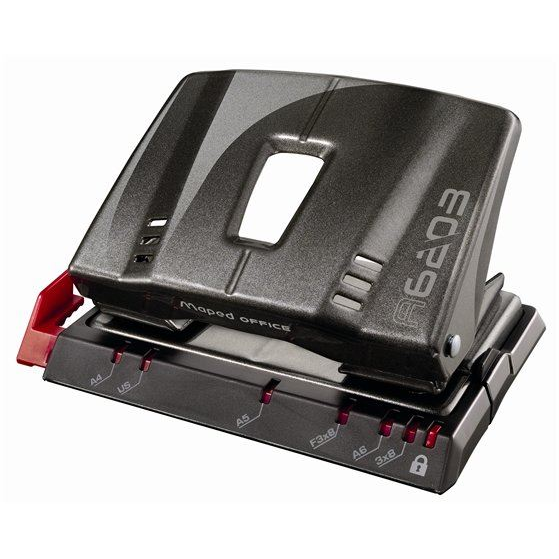 Maped 620311 "Advanced" kétlyukú lyukasztó sötétszürke (IMA620311) (IMA620311)