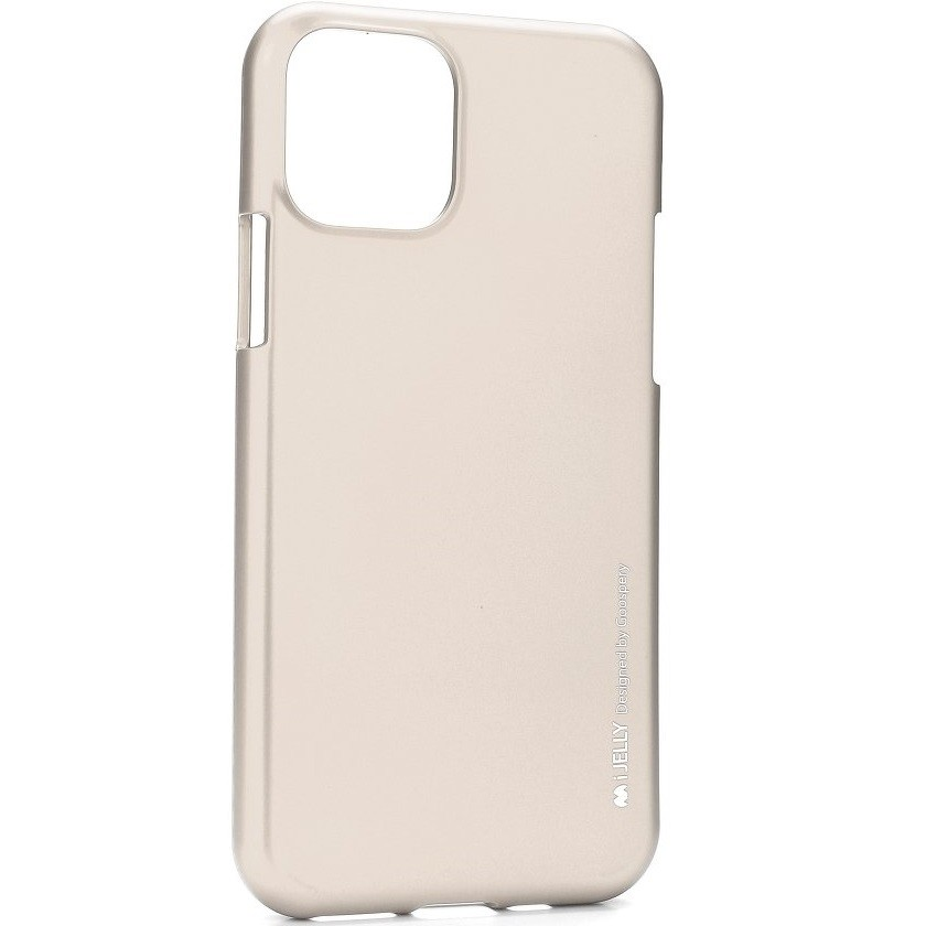 Samsung Galaxy A02s / M02s SM-A025F / M025F, Szilikon tok, Mercury i-Jelly, matt hatású, arany (109573)