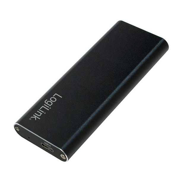 LogiLink UA0314 contenitore di unità di archiviazione Box esterno SSD Nero M.2