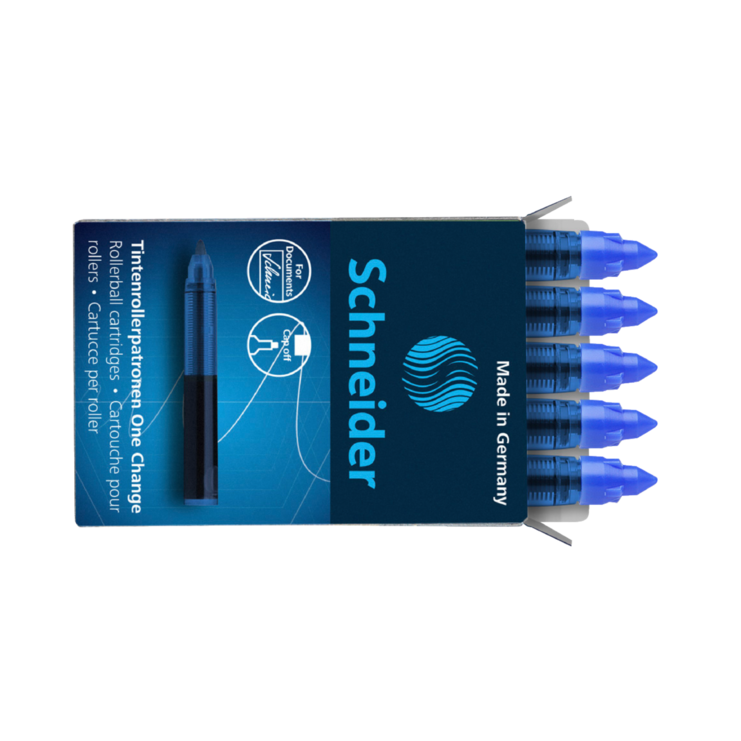 Schneider One Change Rollertollbetét - 0.6mm / Kék (5db) (185403)