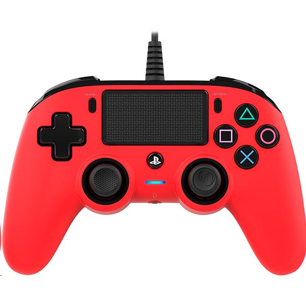 Nacon vezetékes kontroller piros színben PS4 (PS4OFCPADRED)