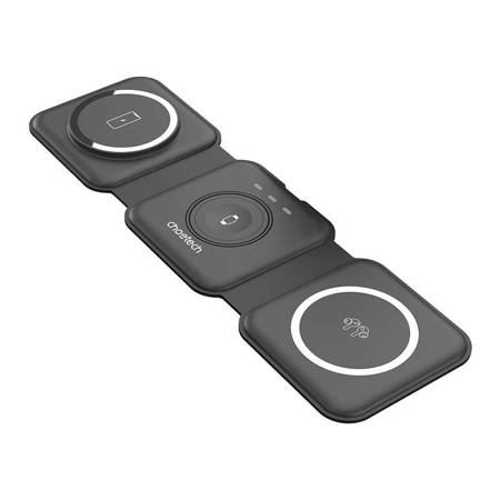 Choetech T588-F mágneses vezeték nélküli töltő 15w fekete (T588-F Black)