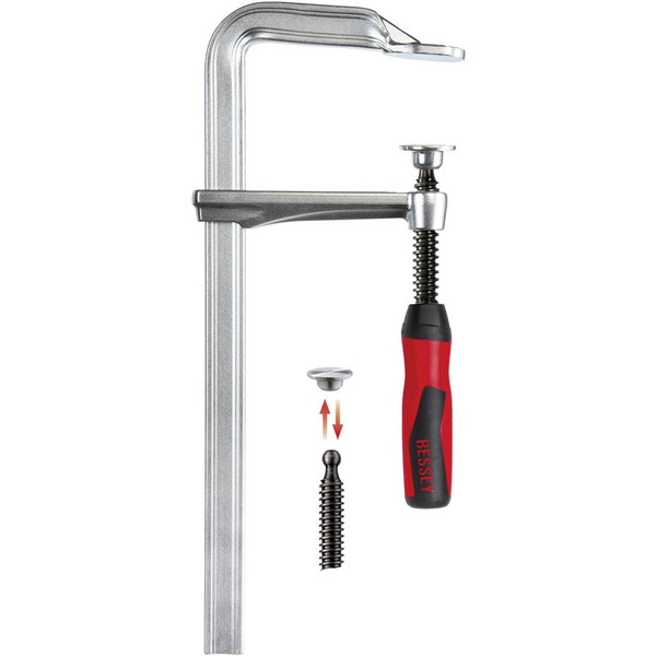 Bessey Zámečnická šroubová svěrka ocel GZ-2K 300/140