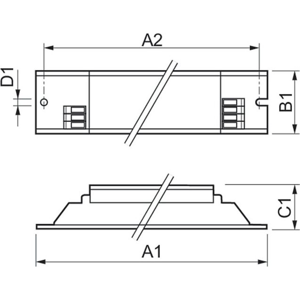Philips HF-B 136/236 TL-D EII 220-240V 50/60Hz Ballast