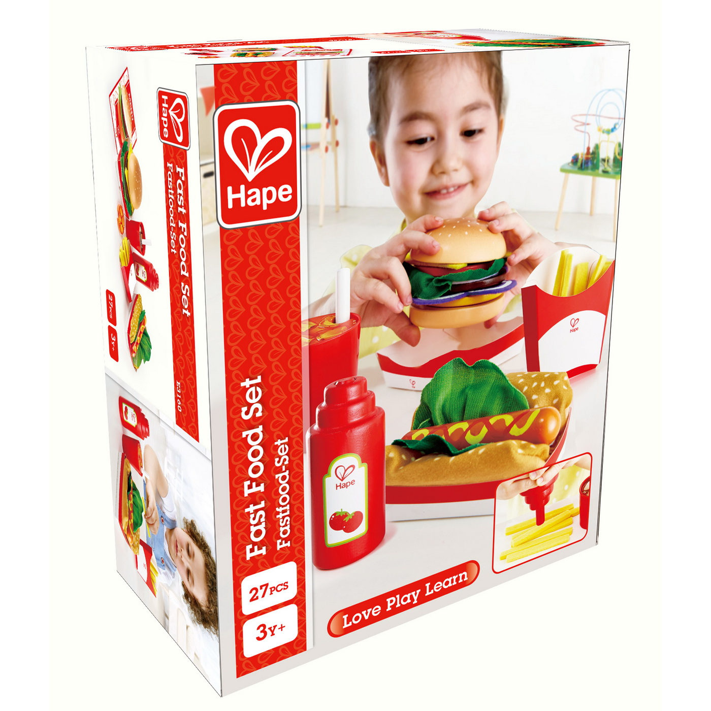 Детски комплект за готвене Бързо хранене - HaPe — E3160B