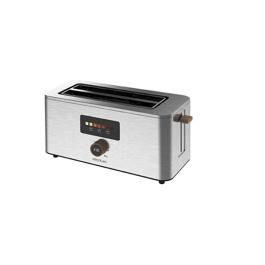 Cecotec Touch&Toast Extra Double 4 szeletes kenyérpirító 1400W - Ezüst (4844)