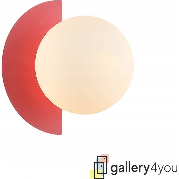 Kinkiet Italux Italux Nauti WL-37482-ROSE kinkiet lampa ścienna 1x25W G9 różowy/biały