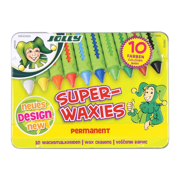 Jolly Superwaxies Classic 10 darabos zsírkréta készlet (5955-0015)