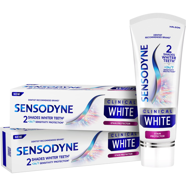 SENSODYNE Clinical White Stain Protector 2×75 ml