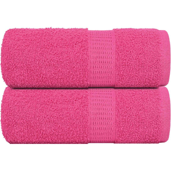 Toallas De Jabón 2 Piezas Rosa 30x30 Cm 360 G/m² 100% Algodón Vidaxl