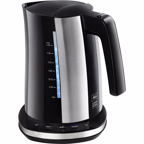 Rychlovarná konvice Melitta Look Aqua Deluxe 2.0 2400 W 1,7 l černá