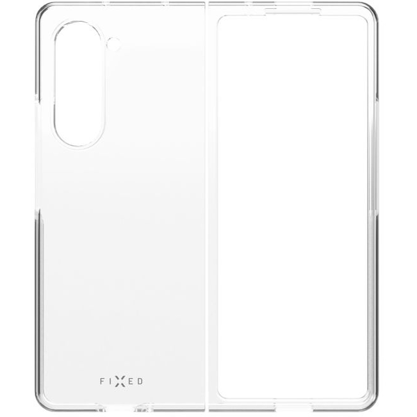 Фиксиран прозрачен калъф за телефон Samsung Galaxy Z Fold5 5G, прозрачен