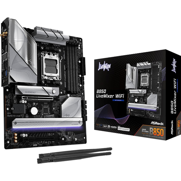 ASRock B850 LiveMixer WiFi DDR5 AMD AM5 ATX Alaplap