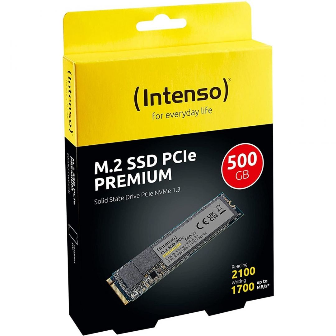 Intenso Premium 500GB M.2 NVMe PCIe 3.0 SSD (3835450)