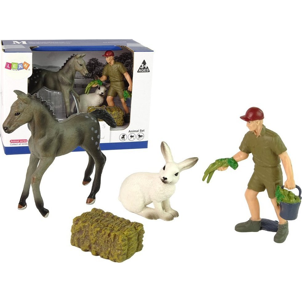 Ló Nyúl és Gondozójuk Figuraszett 15232 (15232)