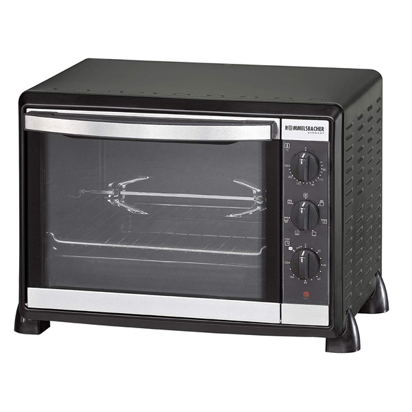 Електрическа фурна Rommelsbacher BG1550, 7 вида нагряване, регулиране на температурата от 80°C до 230°C, обем 30 литра, таймер 120 минути