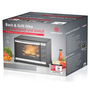 Електрическа фурна Rommelsbacher BG1550, 7 вида нагряване, регулиране на температурата от 80°C до 230°C, обем 30 литра, таймер 120 минути