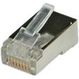 ROLINE Konektor RJ45 kat. 5e stíněný, na kulatý kabel (lanko),10ks