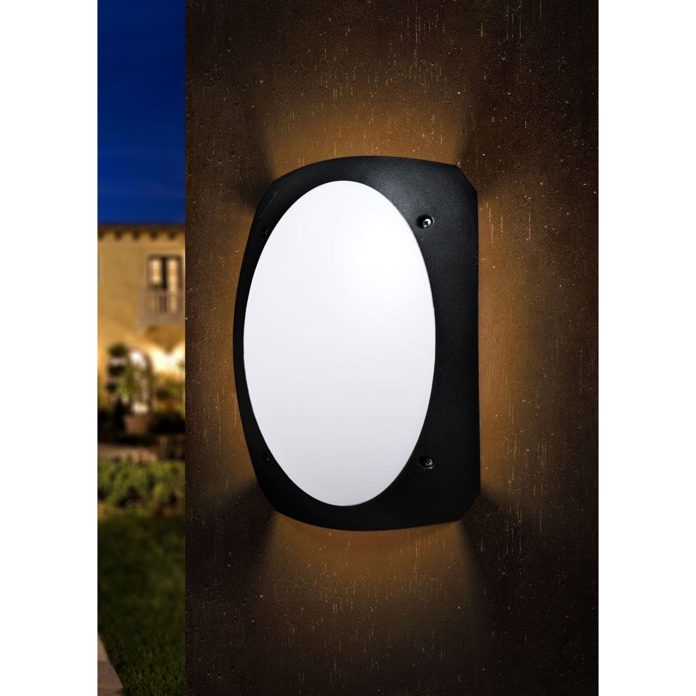 Fumagalli CECCHI kültéri falilámpa háttérvilágítással, fekete (1H3.000.000.AYE27CL1) (1H3.000.000.AYE27CL1)