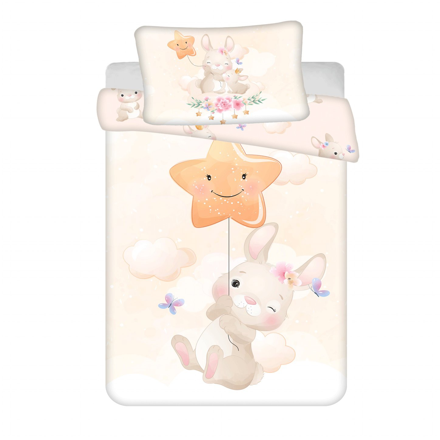 Jerry Fabrics Bunny Star baby 100 × 135, 40 × 60 cm (00145-DOPOSPDI03A)