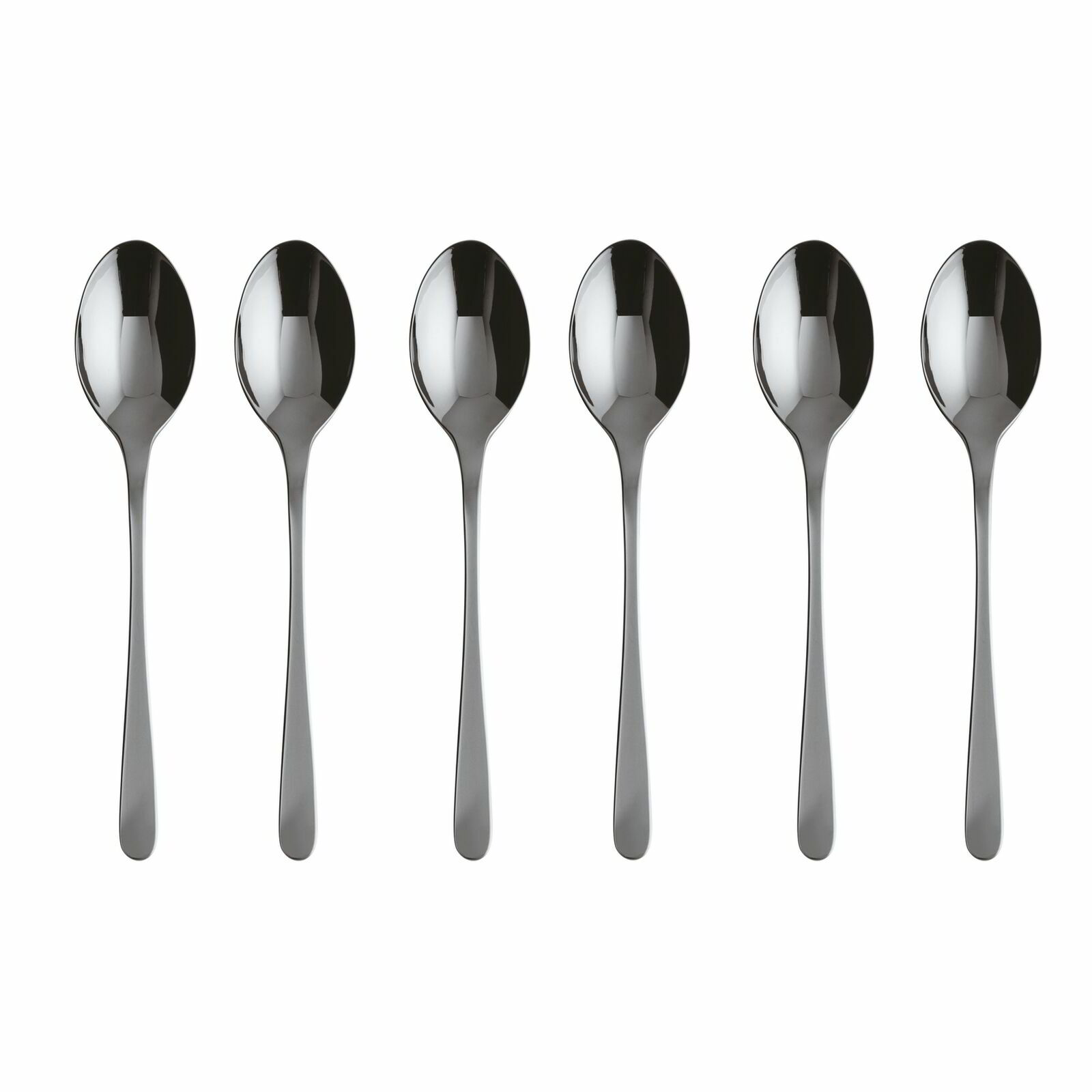 Sambonet Taste PVD Mokkás kanál készlet - Fekete (6 darabos) (52553G37)