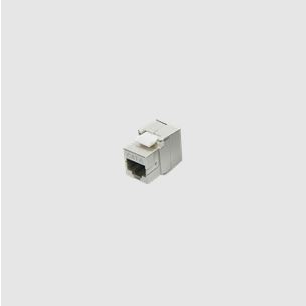 Nikomax Keystone betét STP, CAT6, RJ45/8P8C, T568A/B, 180 Degrees, Toolles, Shielded, Metallic (NMC-KJSE2-ET-MT)