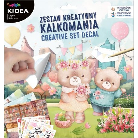 Derform Kidea Transzfer Matricakészlet - Macik (Ntkeka) (NTKEKA)